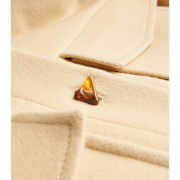 Aeron Richmond Wool Belted Shirt Jacket NWT 6 US / 38 EU Cream - Picture 10 of 11